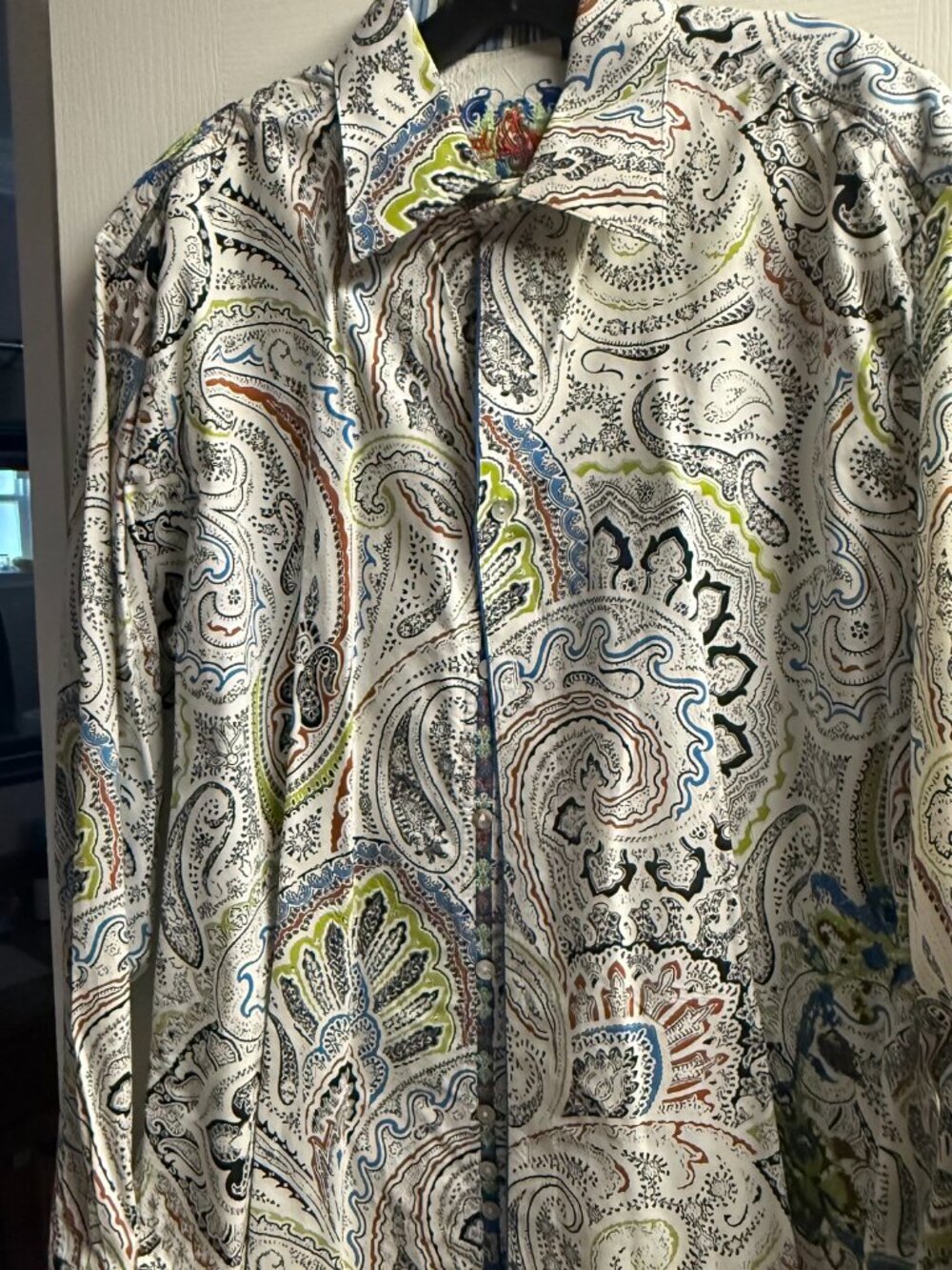 Robert Graham Long-Sleeve Button-Down Shirt Size XL great condition